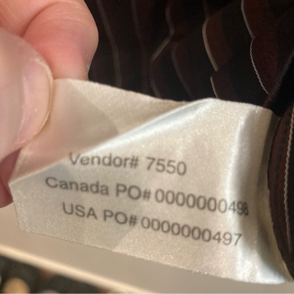 CLUB MONACO SZ L BUTTON UP BLACK BROWN 100% COTTON SHIRT - Picture 6 of 12